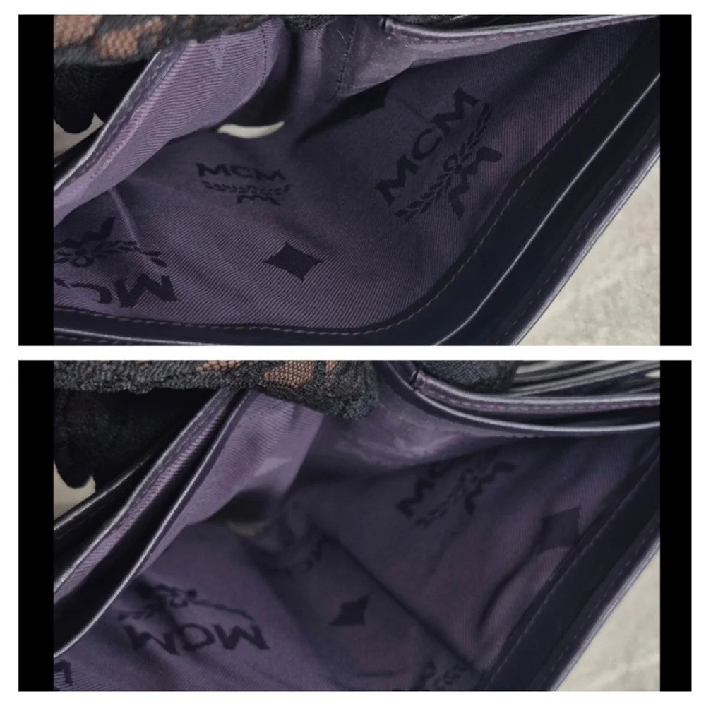 MCM Princess Lion Leather Tote Bag & Wallet - Picture 8 of 17